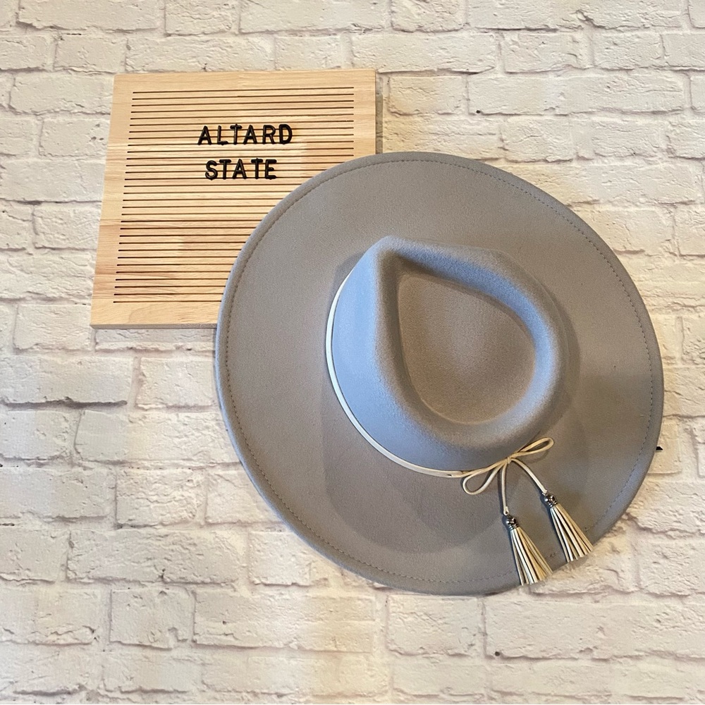 Altard State Grey Felt Fedora Western Style Hat